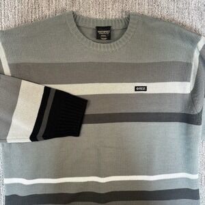 Southpole Sweater Knitted Baggy Y2K‎ Hip Hop Skater Men's 2XL Stripe Y2K Baggy